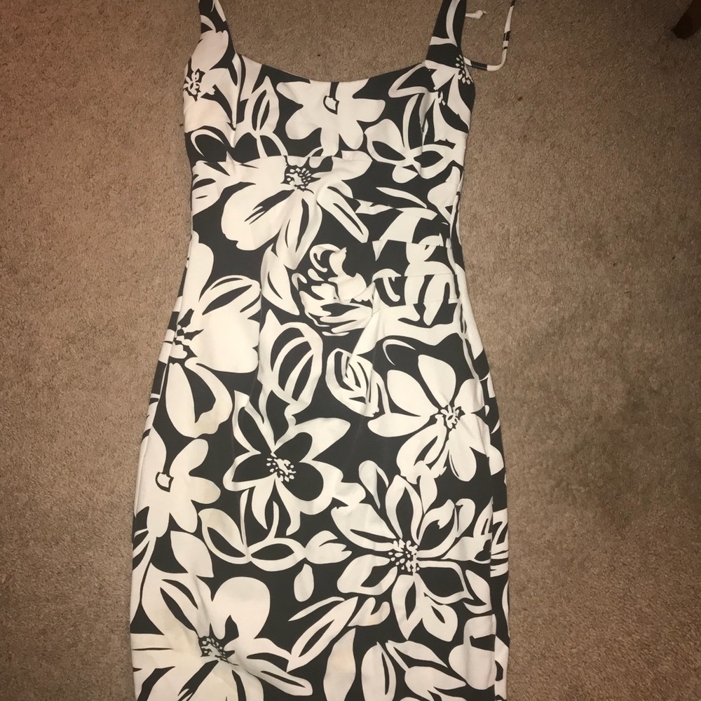 Cache black and white dress